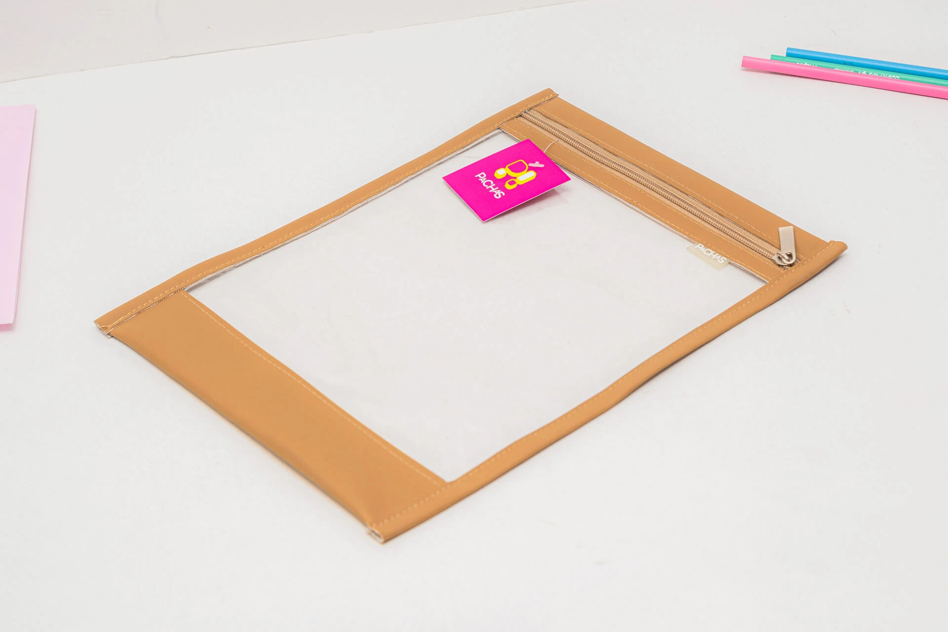 SOBRE PORTA DOCUMENTOS TRANSPARENTE