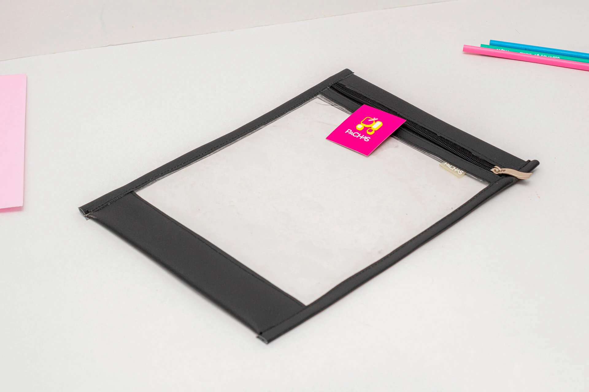 SOBRE PORTA DOCUMENTOS TRANSPARENTE