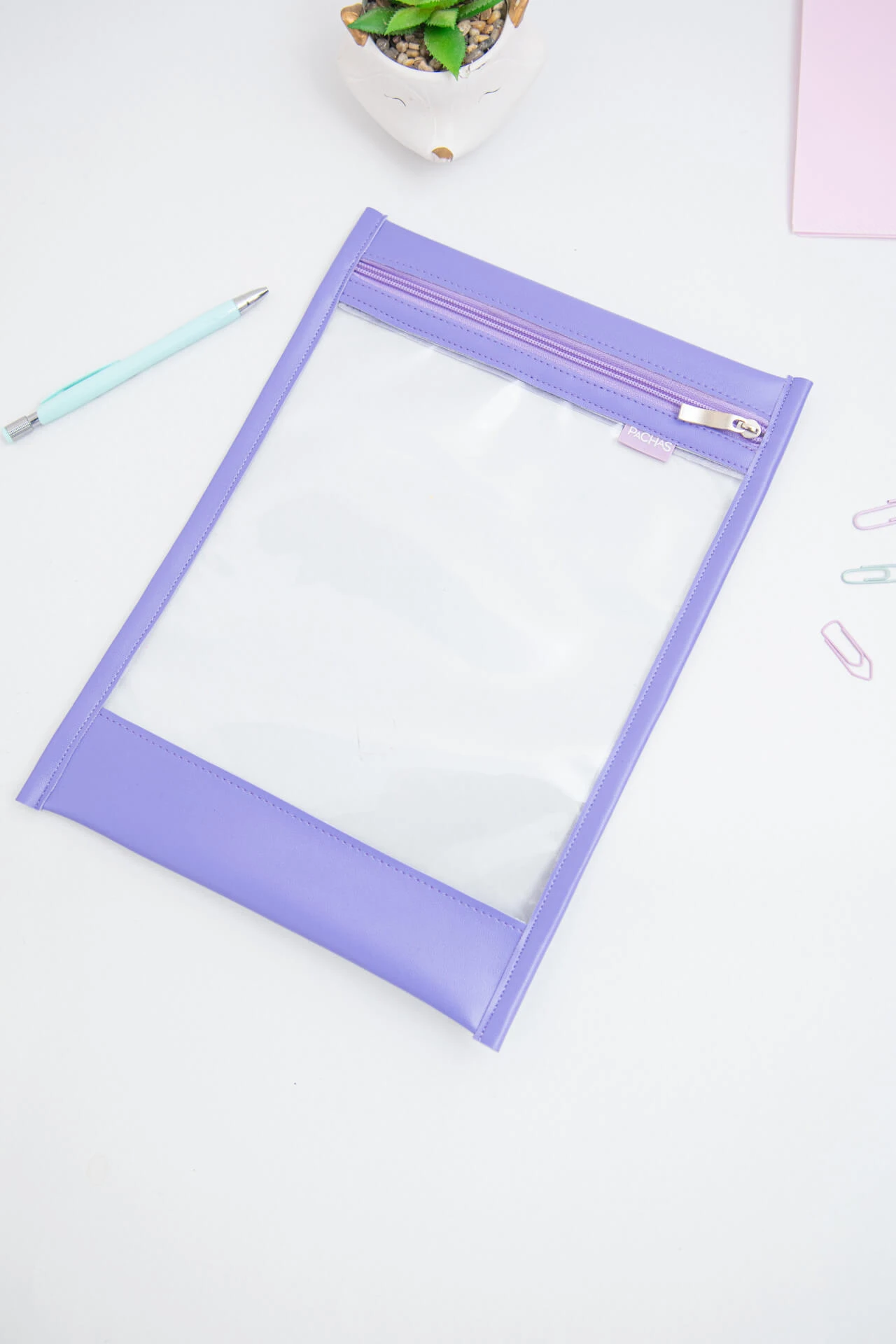 SOBRE PORTA DOCUMENTOS TRANSPARENTE