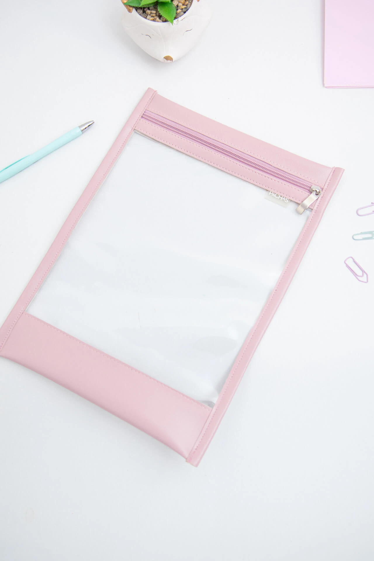 SOBRE PORTA DOCUMENTOS TRANSPARENTE