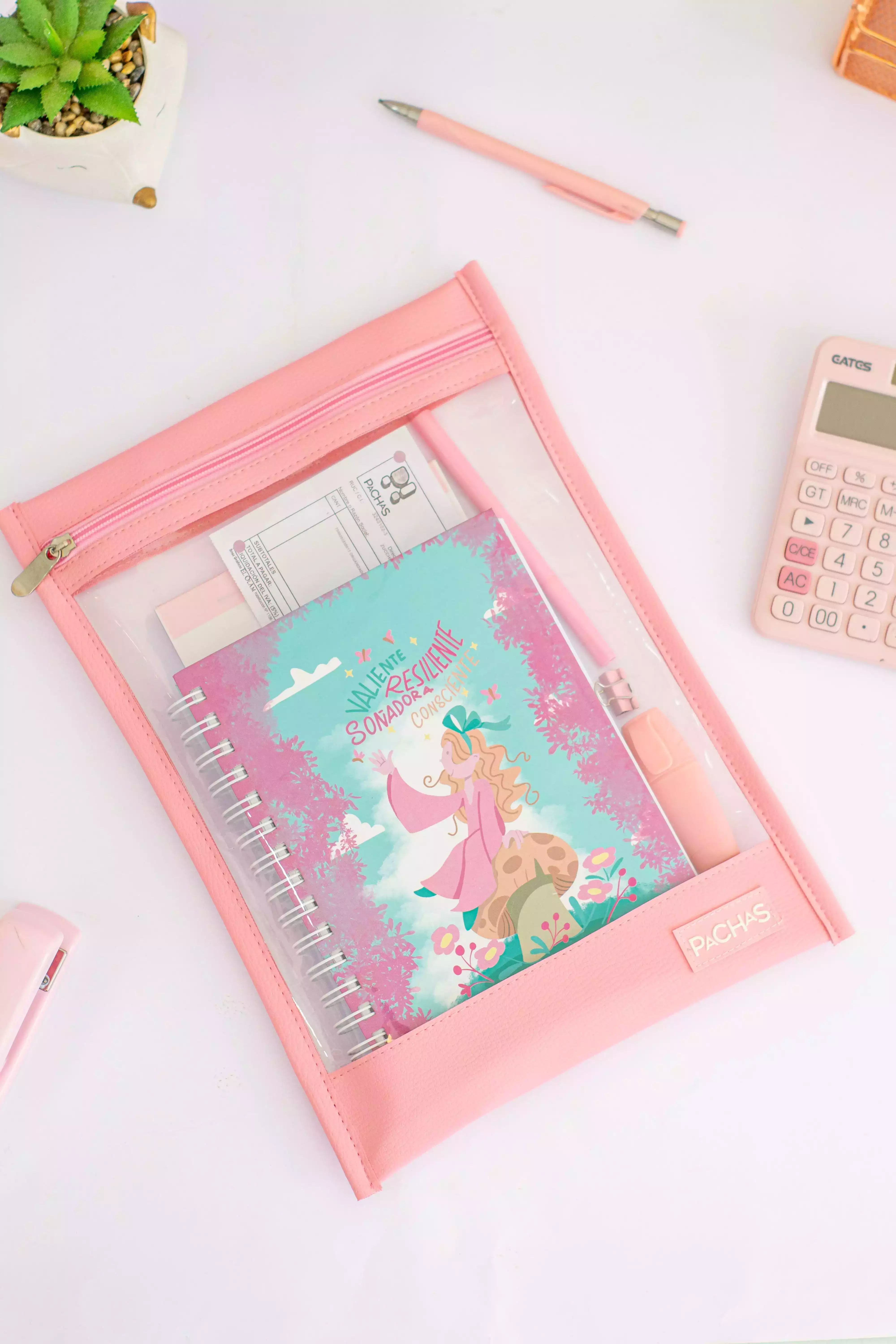 SOBRE PORTA DOCUMENTOS TRANSPARENTE